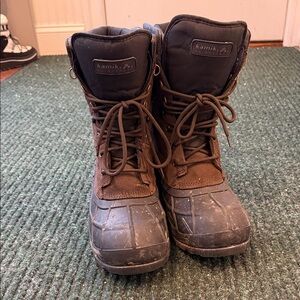 Kamik Dark Brown and Black Snow Boots